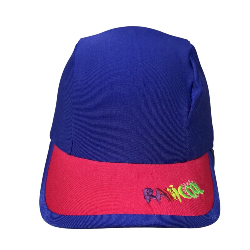 Radicool Toggle Back Hat Purple Large Embroidered Ear Neck Flap Outdoor